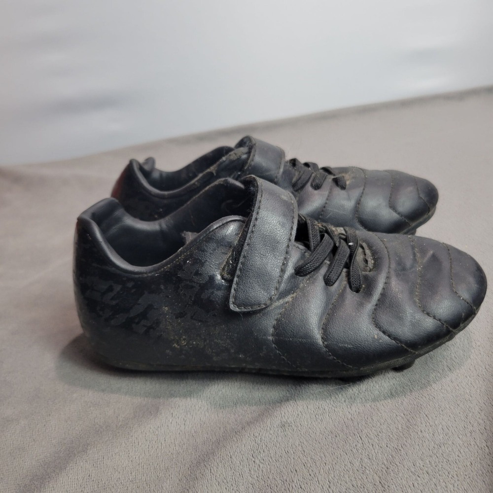 Brava Soccer Toddlers 12D Black Turf Shoes With Hook & Loop Laces